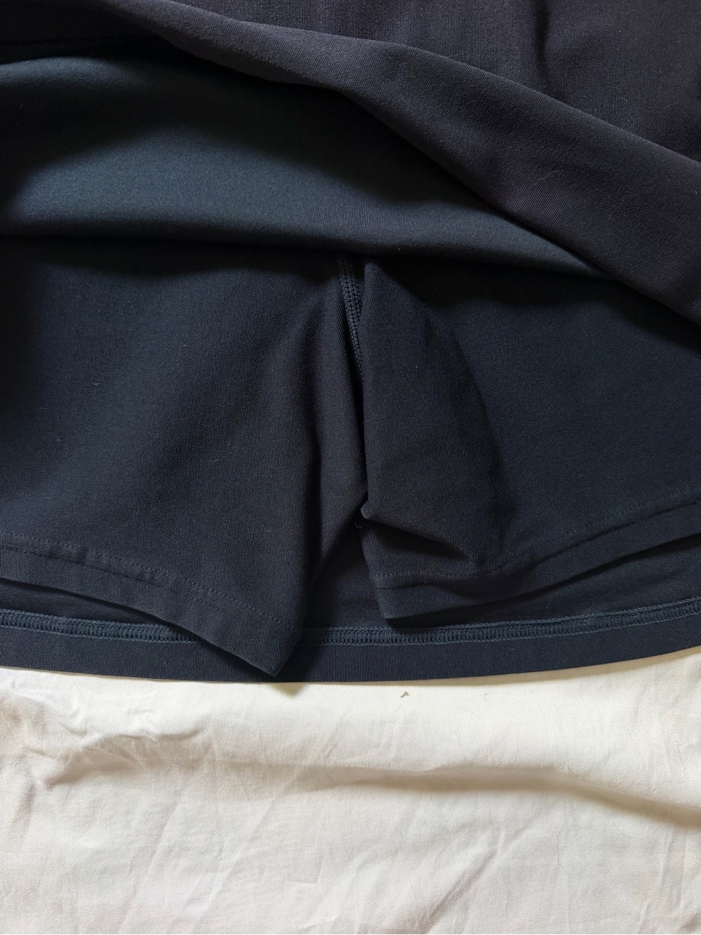 Nike Dri-Fit Womens Athletic Skirt Black Swoosh Size Large Tennis Golf Preppy - Picture 4 of 5